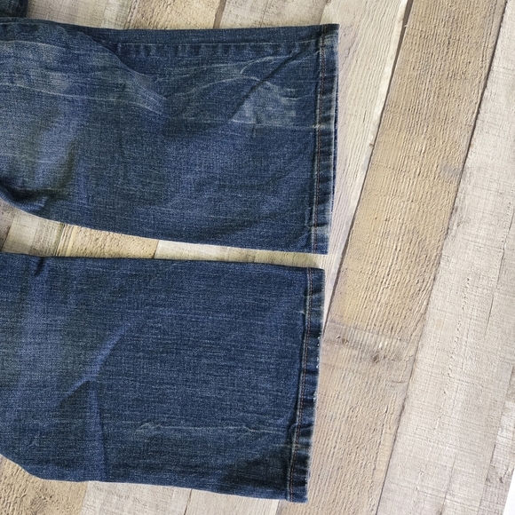 DECREE | NWOT Bootcut Blue Jeans in Dark Wash sz 5 - Picture 13 of 14